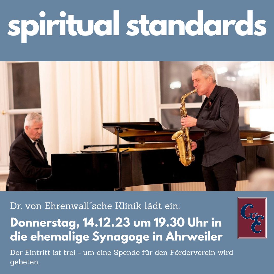 Spiritual Standards am 14. Dezember in Konzert in der Synagoge Ahrweiler